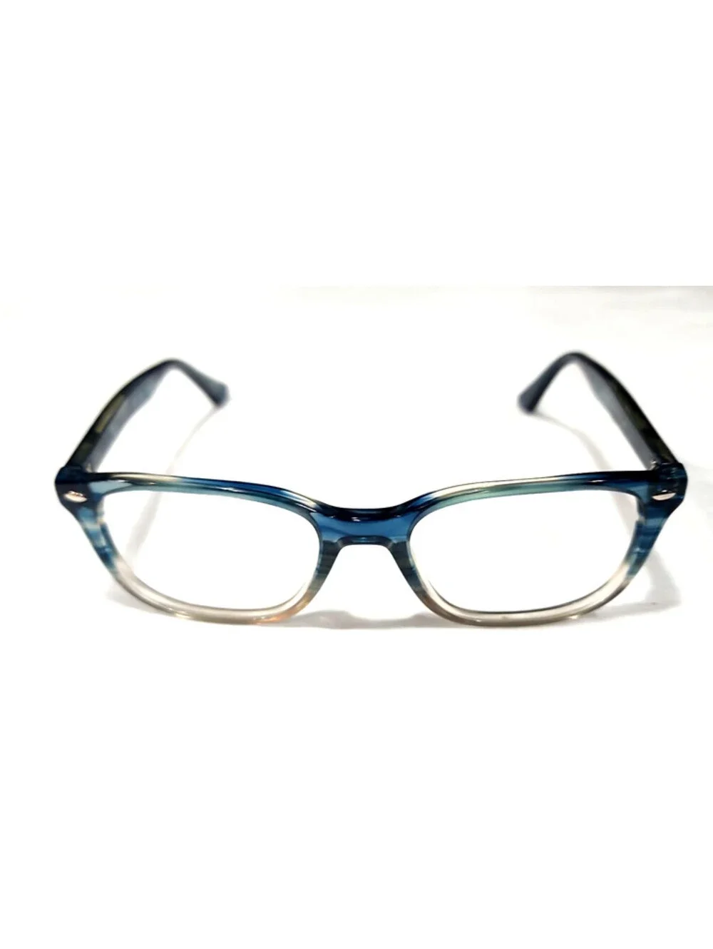 Ray Ban RB5375 8146 Blue Square Eyeglasses Frame 51-18 145